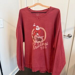 Mallory Ervin Christmas Sweater - Red - Size XXL